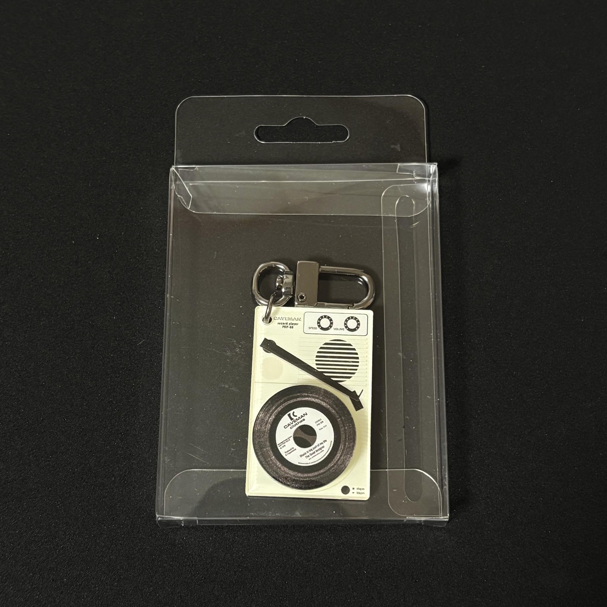 レコードが回転する！ポータブルレコードプレーヤーのアクリルキーホルダー | 7枚目