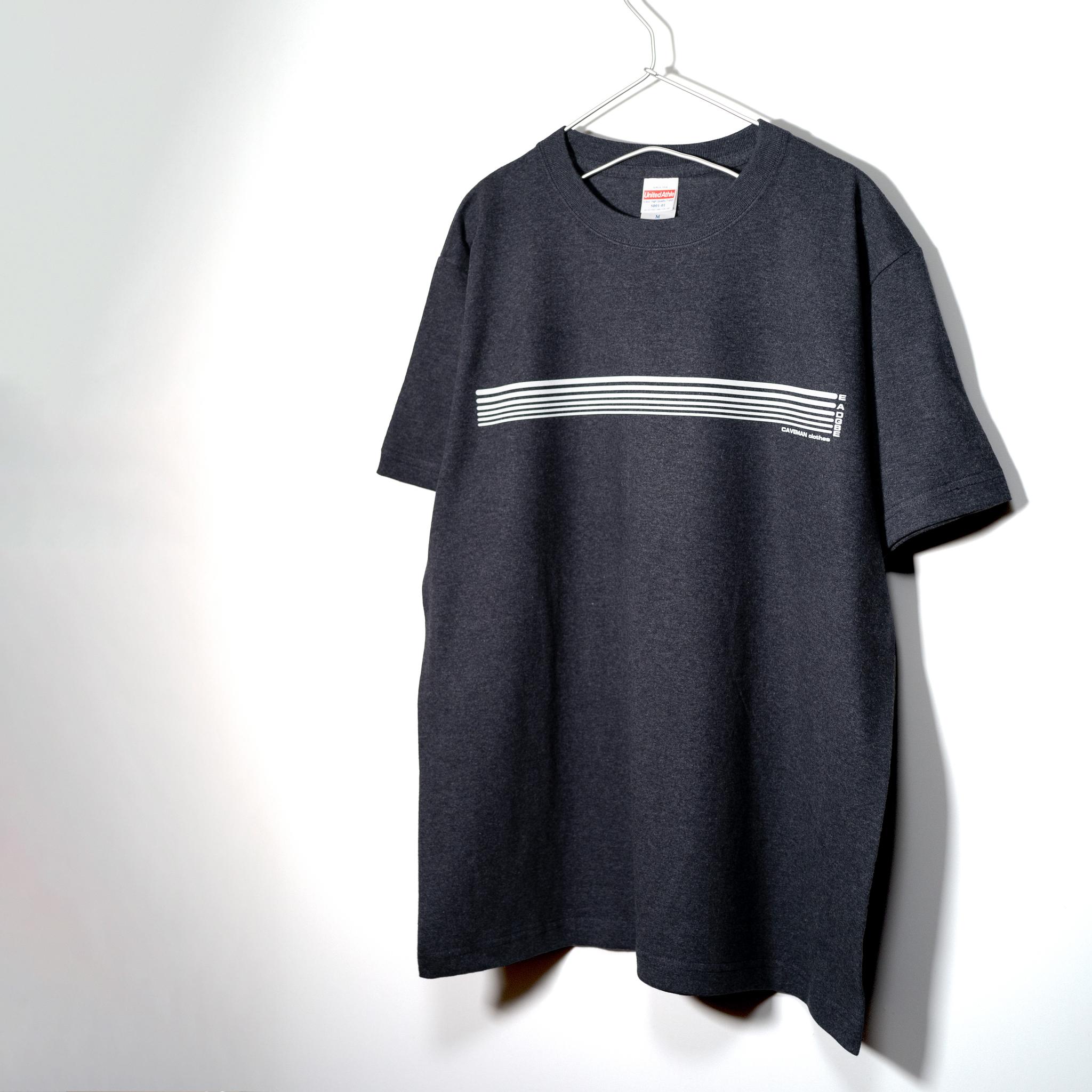 ギターの弦をデザインした音楽系Ｔシャツ【ダークヘザーネイビー】薄すぎず厚すぎない中厚生地 半袖クルーネック | 2枚目