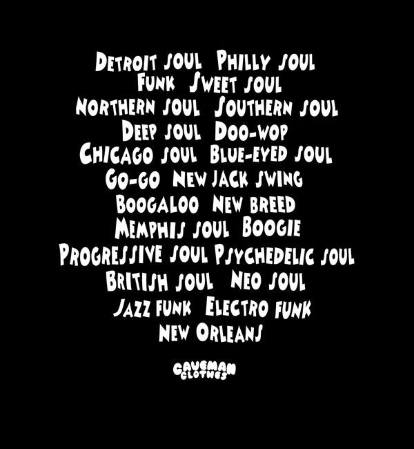 ソウルミュージック　デトロイトソウルの音楽系ラグランＴシャツ 【ブラック/ホワイト】中厚生地 半袖クルーネック | 4枚目