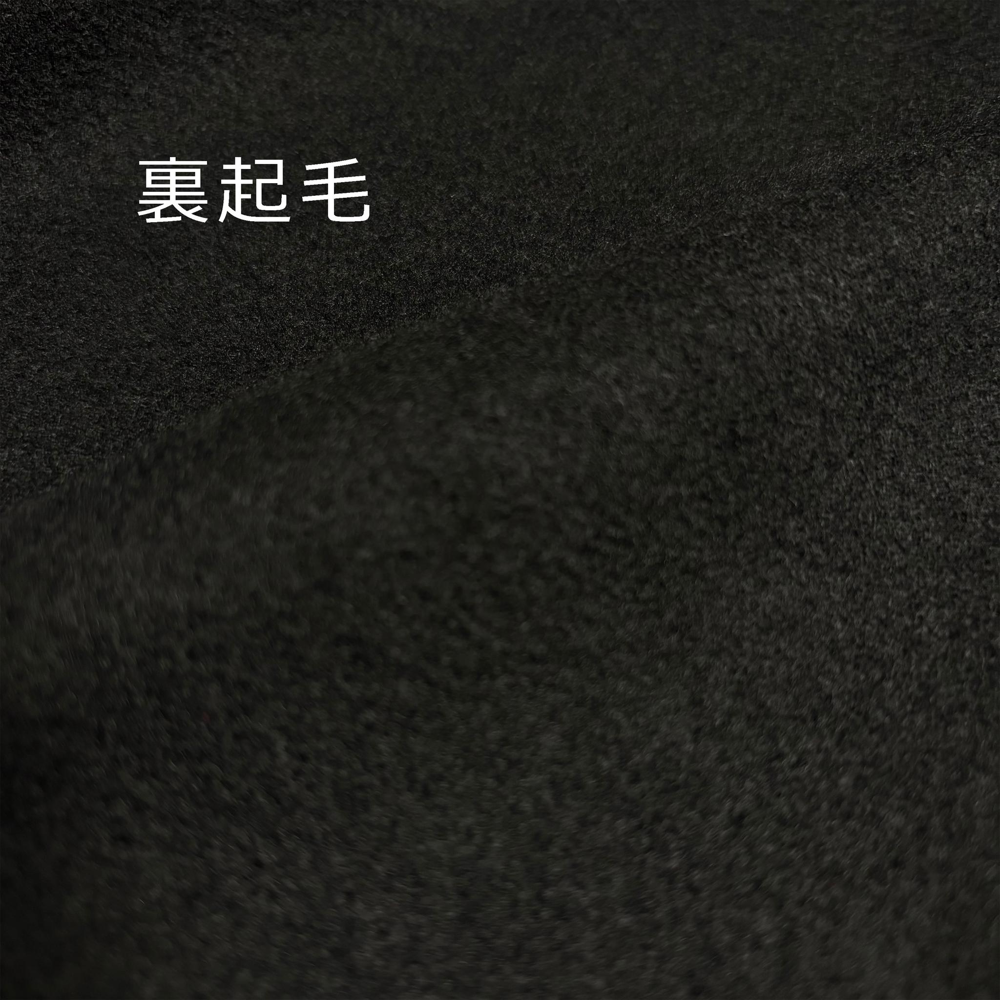 ※裏地が選べる！ 4分休符の刺繍が可愛い音楽系スウェット【ブラック】裏起毛か裏パイルを選べます | 5枚目