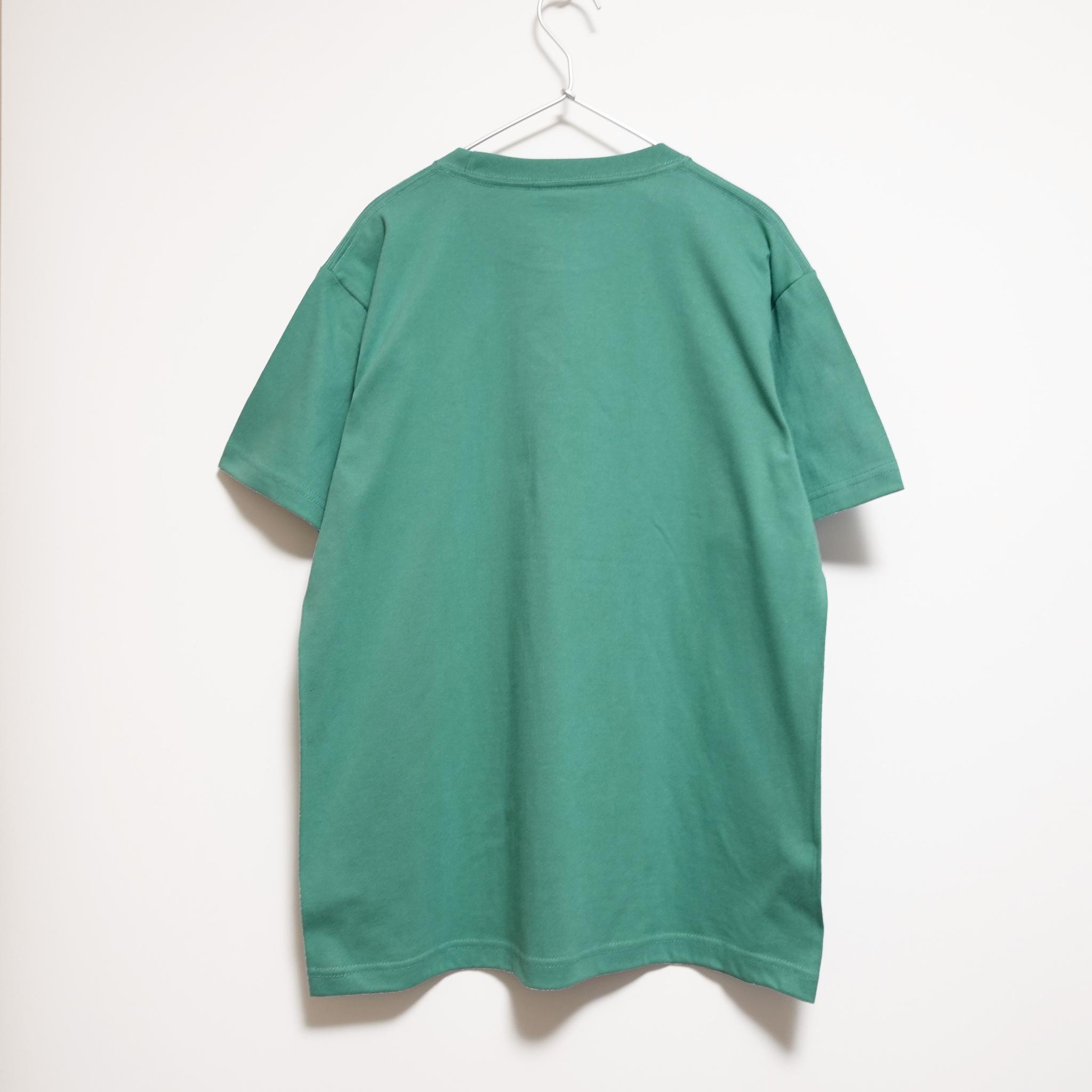 ※限定色 ギターのフレットをデザインした音楽系Ｔシャツ 【ヘイジーグリーン】  クルーネック ユニセックス | 3枚目