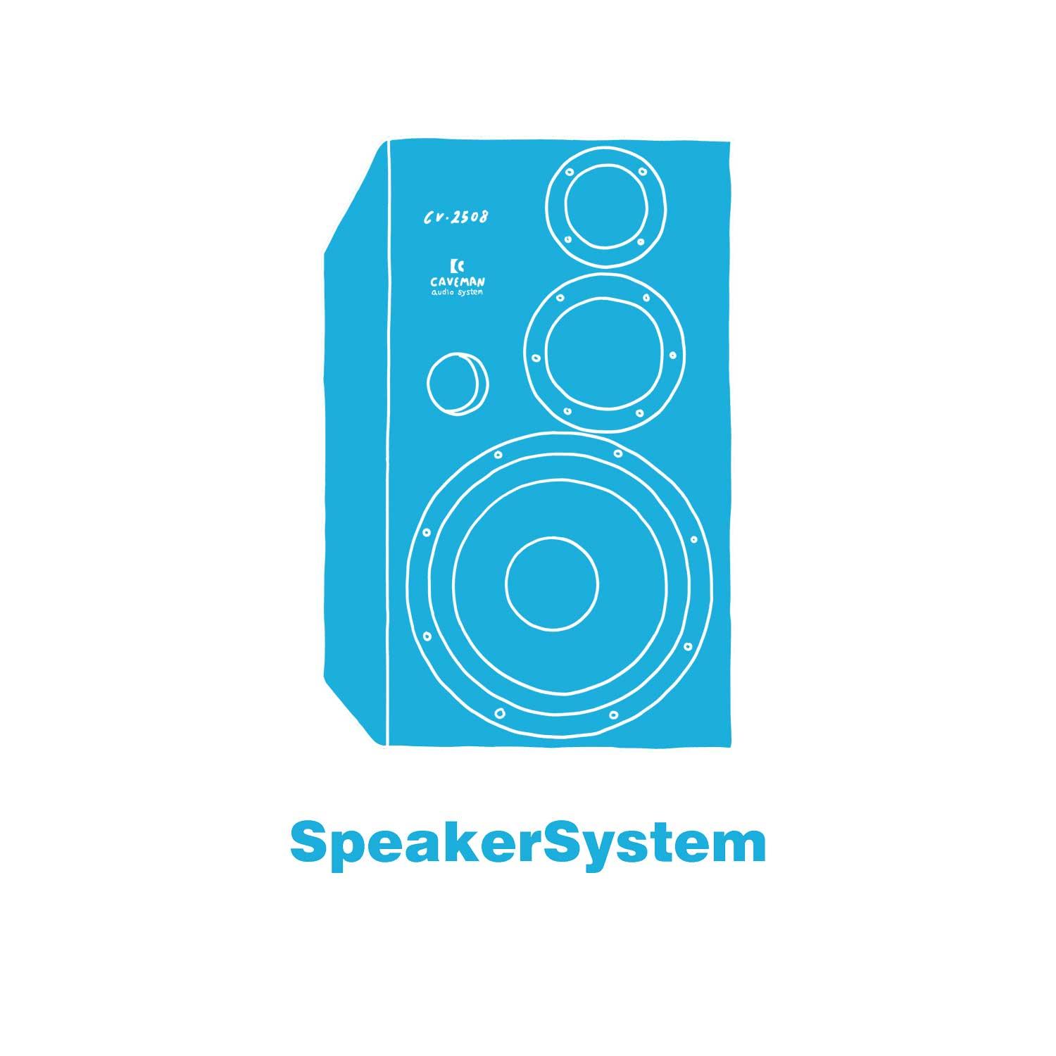 オーディオコンポのイラスト 音楽系Ｔシャツ② プレミアム生地 両面プリント【ホワイト】 やや厚め生地 半袖クルー | 4枚目