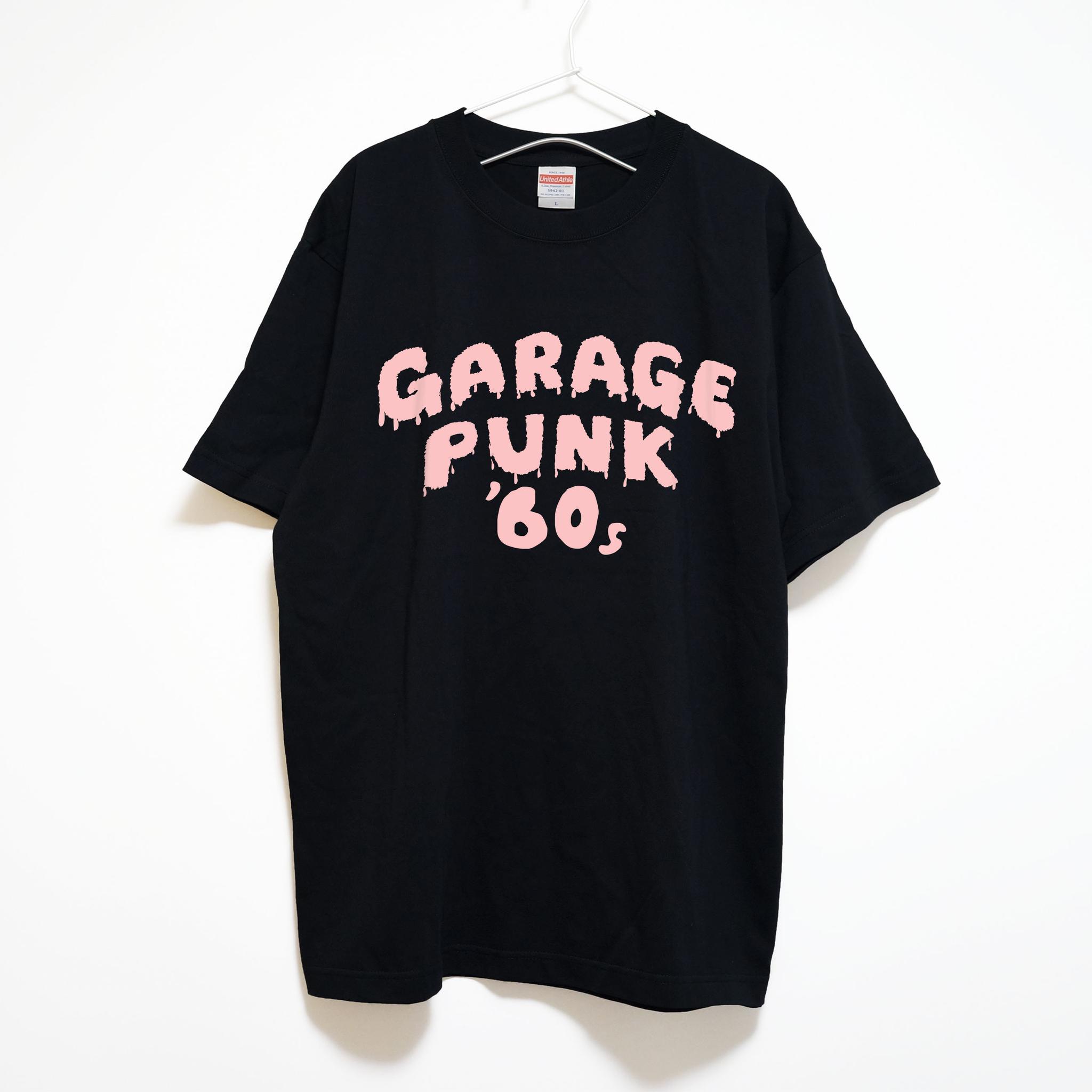 ガレージパンクの音楽系Ｔシャツ プレミアム生地 両面プリント【ブラック】 やや厚め生地 半袖クルーネック | 2枚目