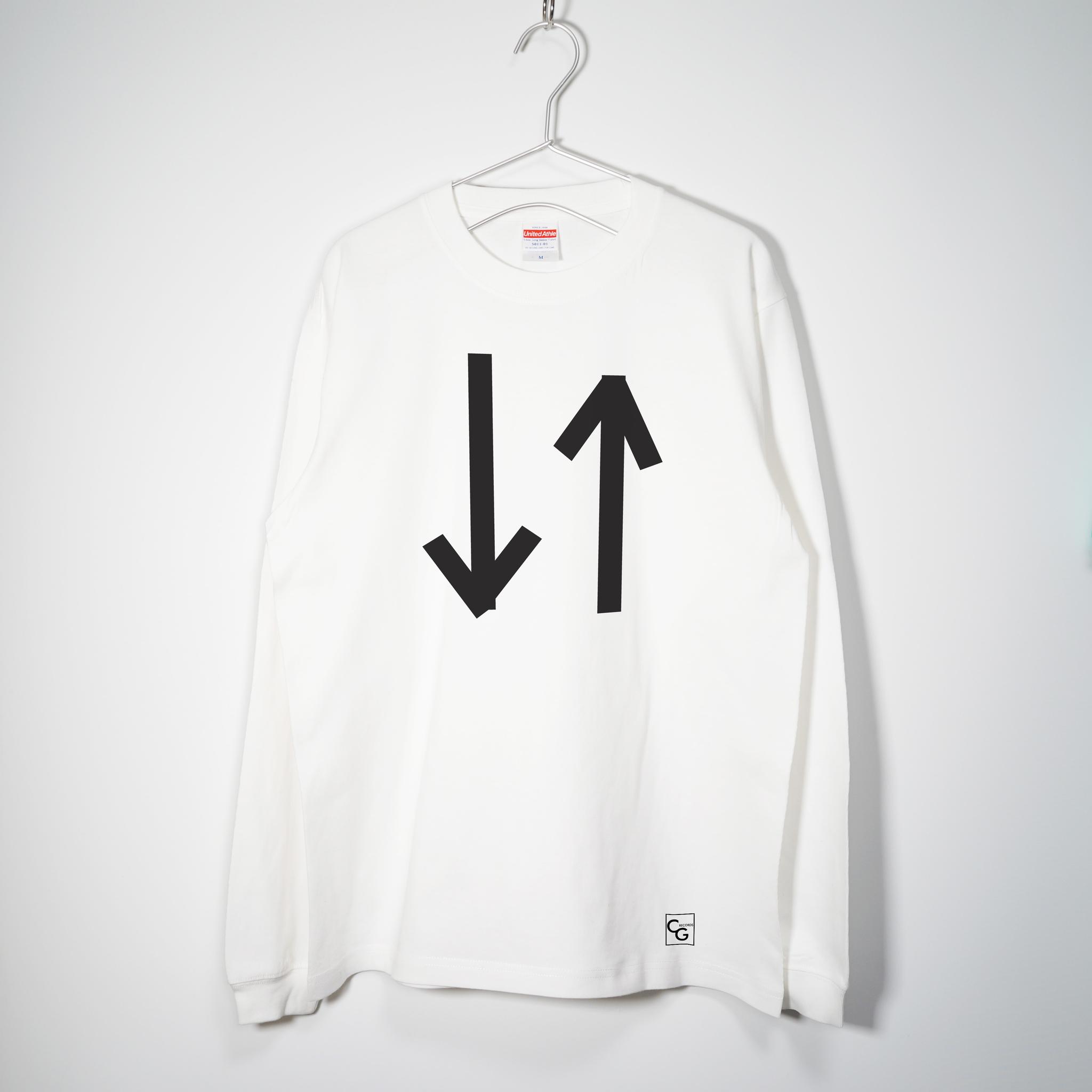 ダサさ際立つ! パンクなモッズデザイン 【ホワイト】 ロンT 長袖クルーネック リブ袖 ビッグサイズもあり | 3枚目