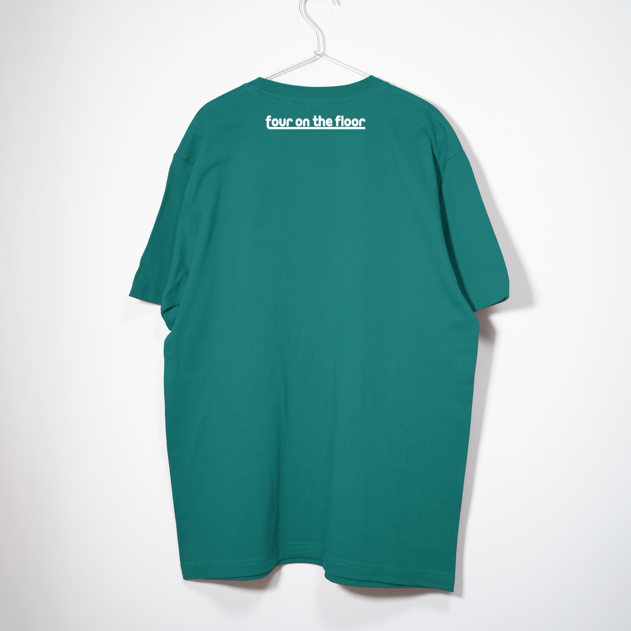 ハウスミュージックのサブジャンル ディープハウスの音楽系Tシャツ 【アップルグリーン】スタンダードな中厚生地 半袖クルー | 2枚目