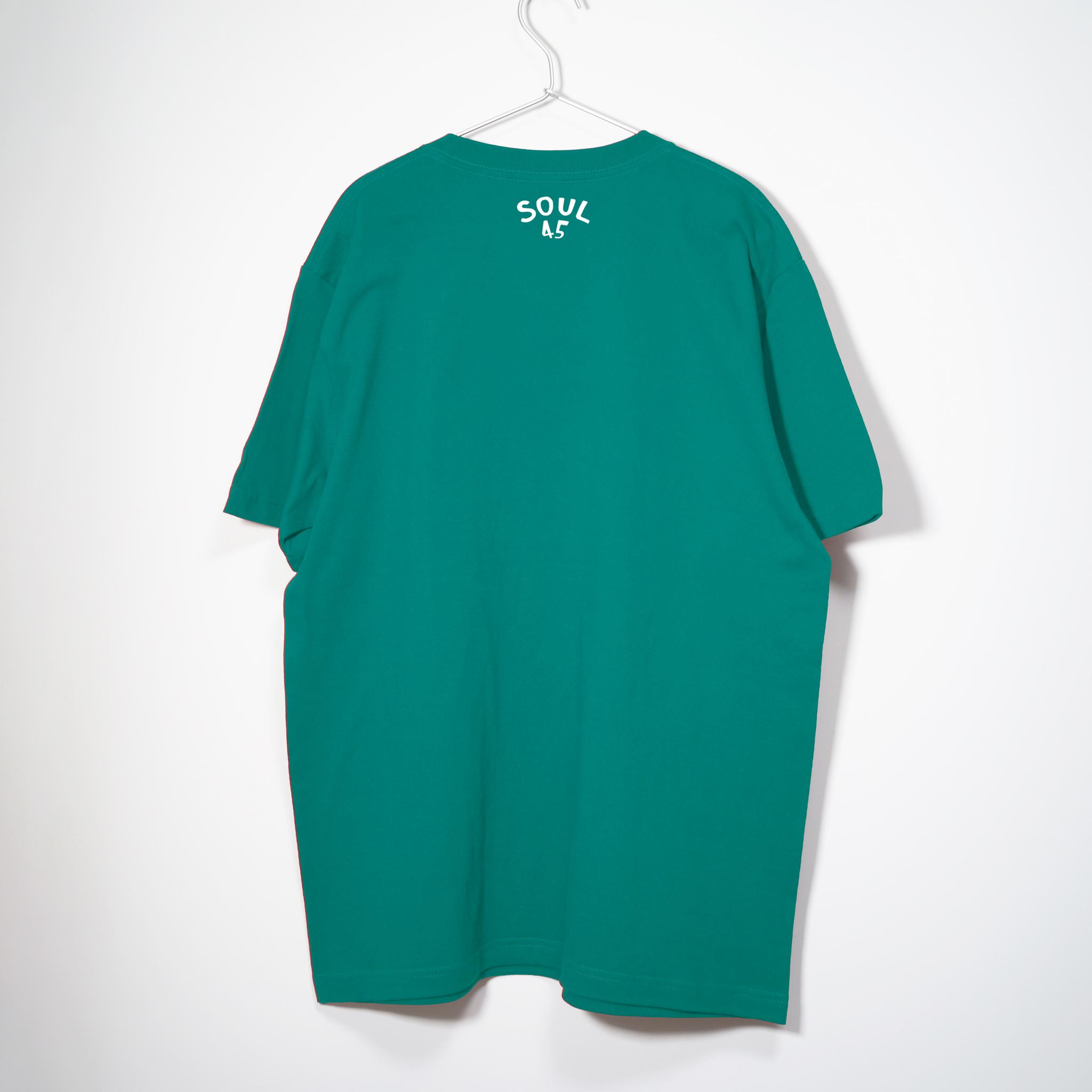 ソウルミュージックのサブジャンル ノーザンソウルの音楽系Tシャツ 【アップルグリーン】スタンダードな中厚生地 半袖クルー | 2枚目